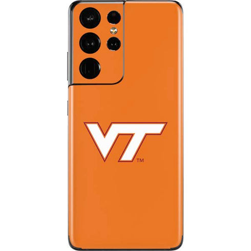 Virginia Tech Orange Galaxy S21 Ultra 5G Skin